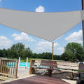 Windscreen4less 25' x 25' x 25' Sun Shade Sail Triangle Outdoor Canopy Cover UV by Windscreen4less