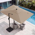 9x12 FT Patio Cantilever Umbrella by VEGOND
