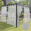 Semi Voile Sheer Outdoor Curtains by HolidayIdeas