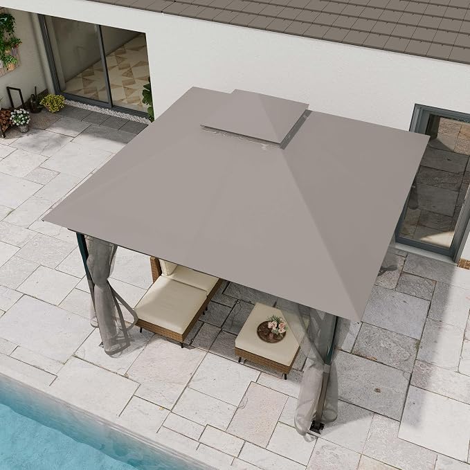 10' X 10' Waterproof Patio Gazebo - Image 3
