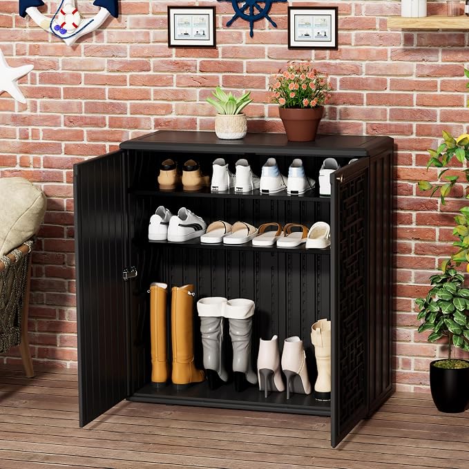 Mrosaa Outdoor Storage Cabinet Waterproof - Image 8