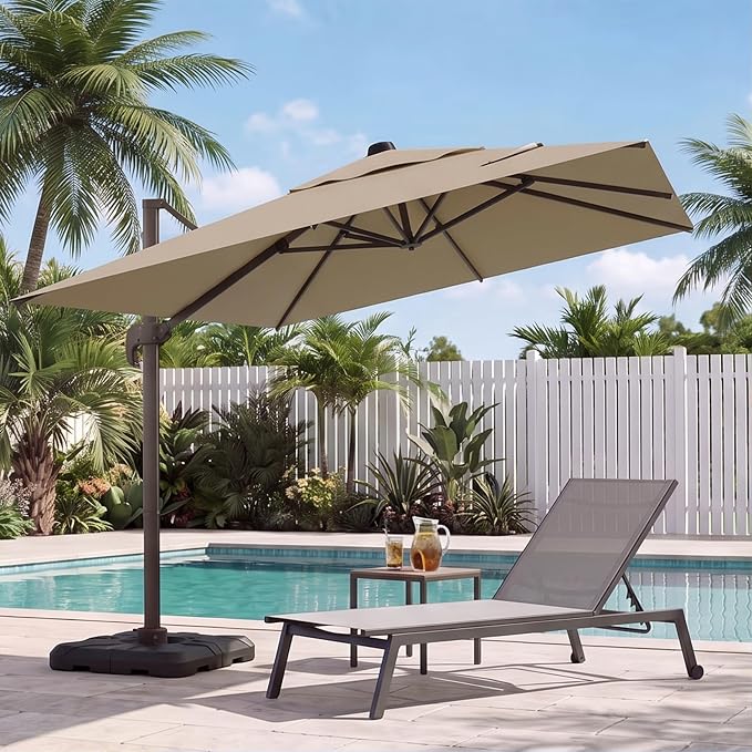 10x10 FT Patio Cantilever Umbrella - Image 6