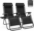 NEWBULIG Zero Gravity Chairs Set of 2, Folding Lounge Recliner Chair | Portable by NEWBULIG