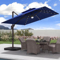 JZAC & QZYD 9x9 FT Cantilever Offset Patio Umbrella by JZACQZYDpatioumbrella