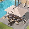 Grand patio 9x12 FT Large Cantilever Umbrella by GrandPatio
