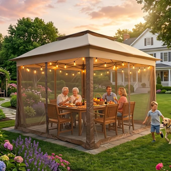COOS BAY 11x11 Pop Up Gazebo - Image 8