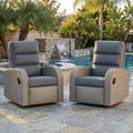 Oversized Wicker Outdoor Swivel Glider Recliner by LayinSun