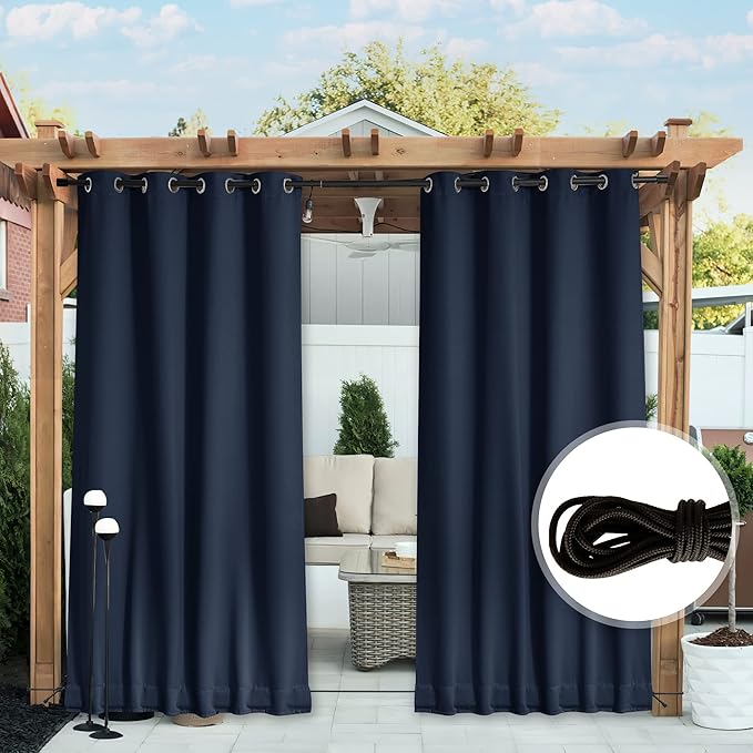 NICETOWN Windproof Outdoor Curtains by NICETOWN