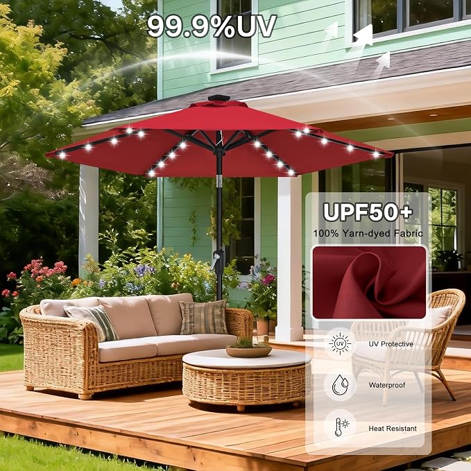 ABCCANOPY Solar Led Patio Umbrella - Image 5