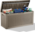 60 Gallon Waterproof Resin Deck Box, UV Resistant Outdoor Storage by KFY