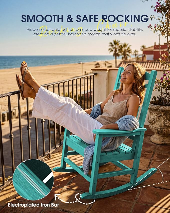 Oversized Outdoor Rocking Chair - Image 9
