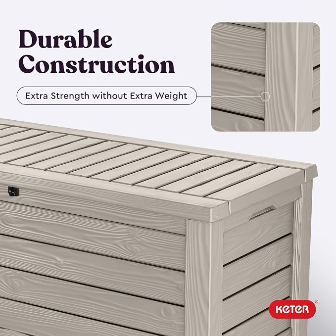 Keter Westwood 150 Gal Outdoor Storage Box - Image 8