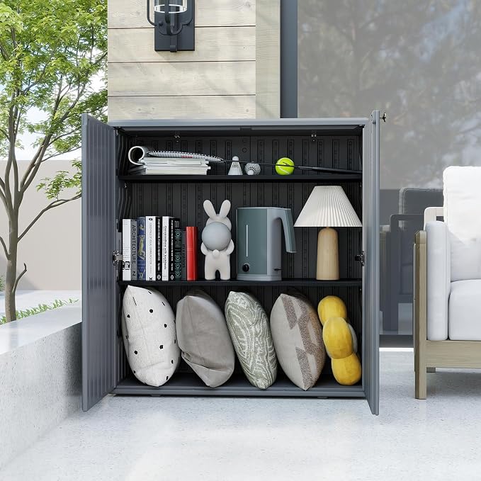 HOMSPARK Indoor/Outdoor Storage Cabinet - Image 7