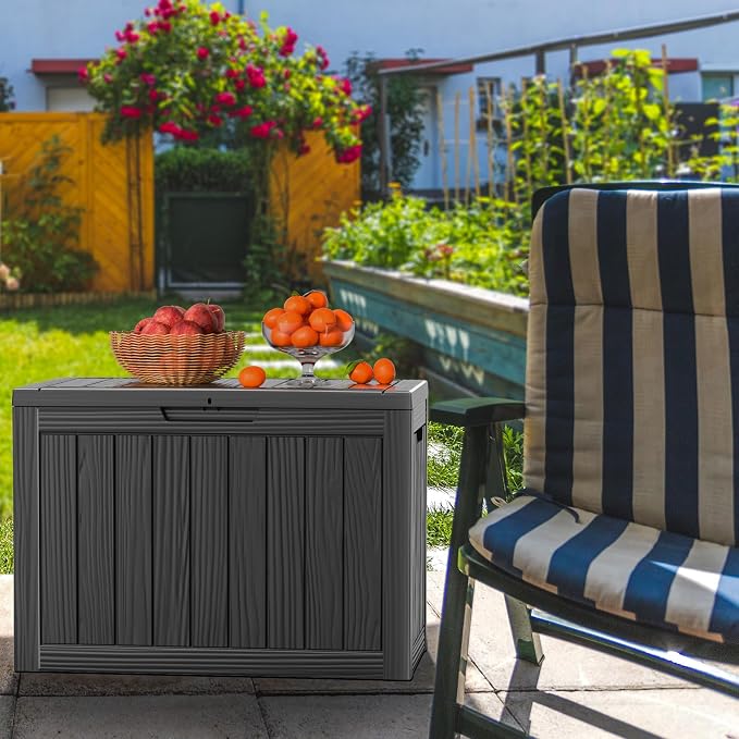 50 Gallon Outdoor Storage Box Waterproof Lockable Deck Boxes | UV Resistant - Image 7