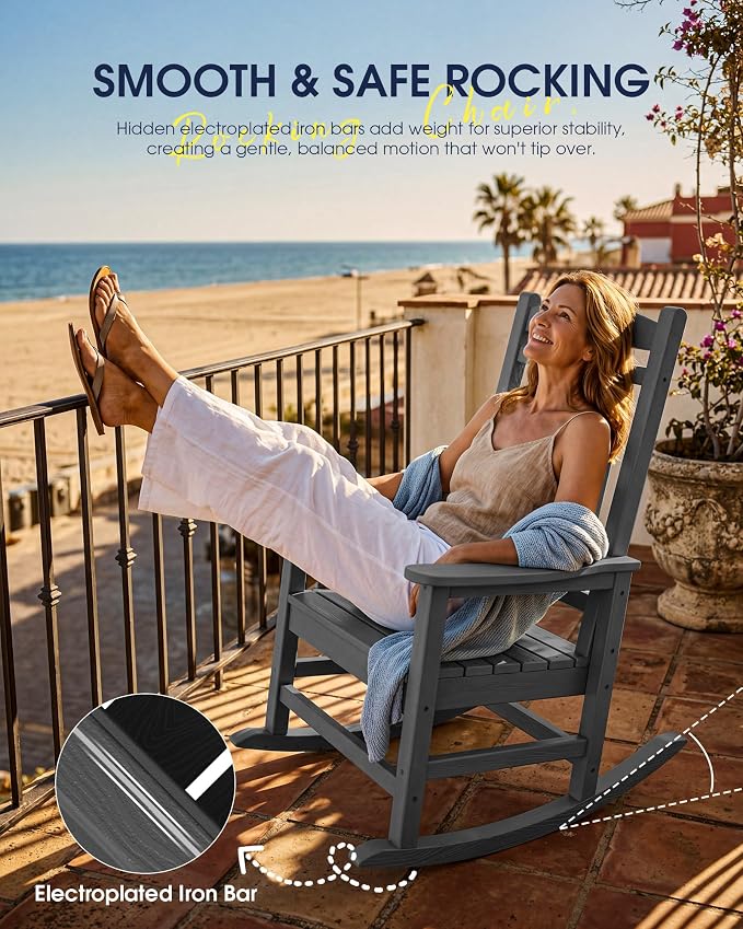 Oversized Outdoor Rocking Chair - Image 9