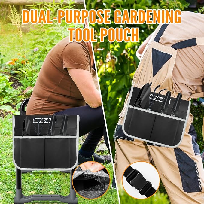 CZZXI Garden Kneeler and Seat, Wider and Thicker Kneeling Pad | Heavy Duty - Image 6