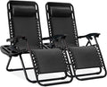 Best Choice Products Set of 2 Adjustable Steel Mesh Zero Gravity Lounge Chair by Unknown