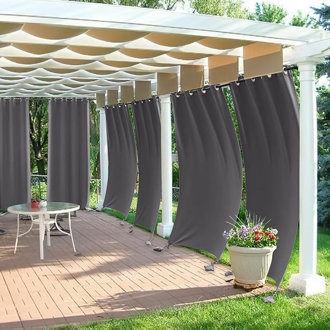 RYB HOME Windproof Outdoor Curtains - Image 5