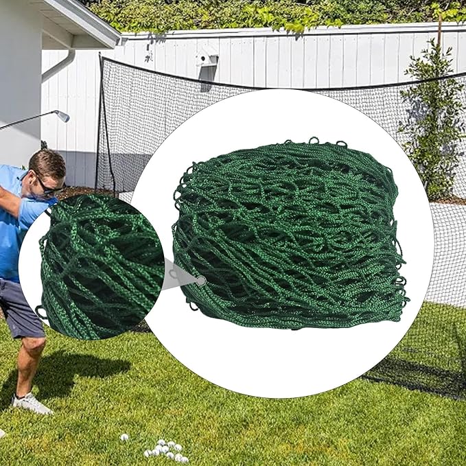 Golf Practice Net Sports Netting Foldable Multifunctional Golf Hitting Net Sports Barrier for Soccer Backyard Garage Yard