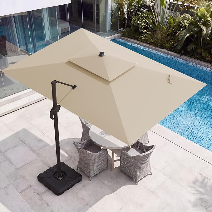 9x12 FT Patio Cantilever Umbrella - Image 9