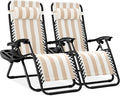 Best Choice Products Set of 2 Adjustable Steel Mesh Zero Gravity Lounge Chair by Unknown