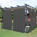 Easy-Going Outdoor Patio Curtains 2 Panels, 54x108 inch, Porch and Pergola by Easy-Going