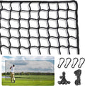 ORIENGEAR Golf Netting for Garage, Golf Hitting Practice Net 10x15ft 10x20ft, Backyard DIY Nets for Chipping Driving and Baseball Hockey Soccer Sports, with Rope and Buckle (NET ONLY Without Poles)