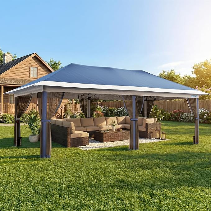 Quictent 10x20FT Pop Up Gazebo Canopy Tent by QUICTENT