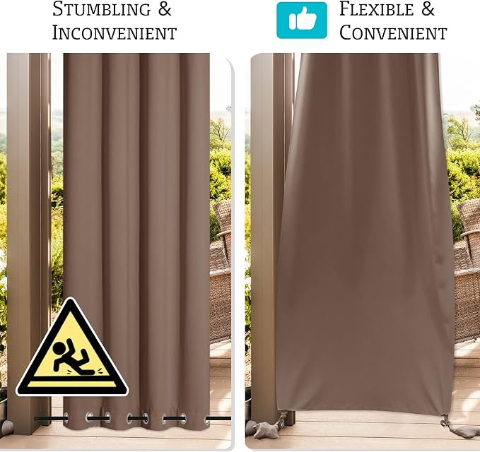 RYB HOME Windproof Outdoor Curtains - Image 5