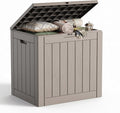 Outdoor Storage Box 38 Gallon Waterproof Resin Deck Boxes, by EASYUP