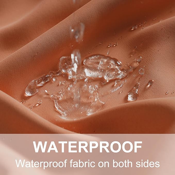 RYB HOME 2 Panels Outdoor Curtains - Image 5