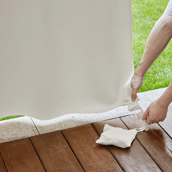RYB HOME Outdoor Curtains Windproof - Image 4