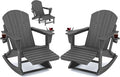 Adirondack Rocking Chair Set of 2 by KINGYES