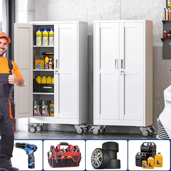 GAIOUS Metal Garage Storage Cabinet - Image 6