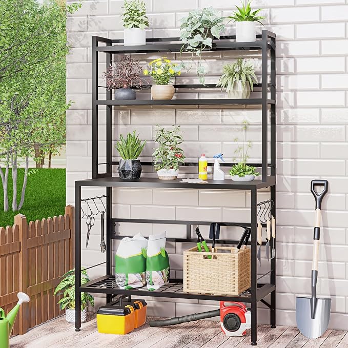 Outdoor Potting Bench Table by Fuxjum