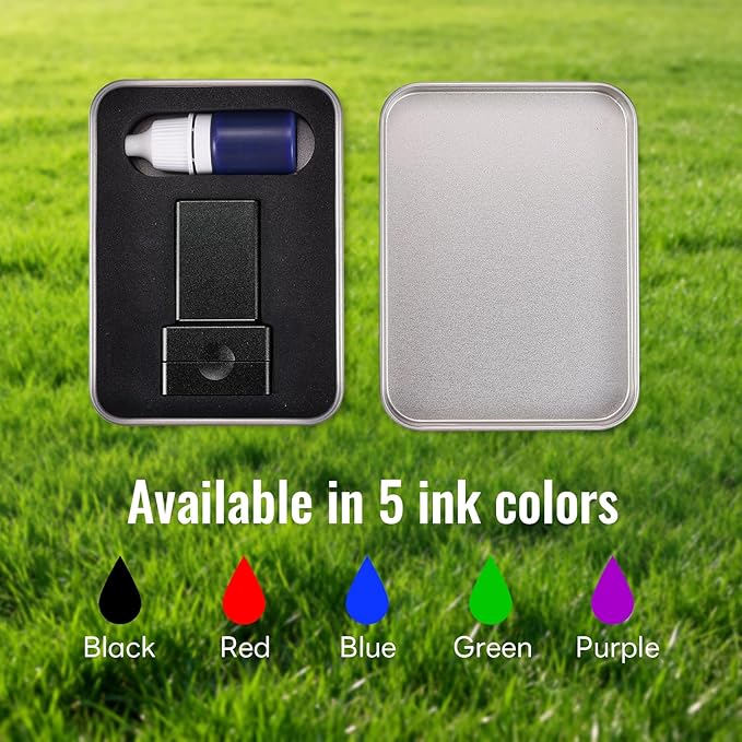 Personalized Golf Ball Stamp, Fast-Dry & Waterproof Ink Golf Ball Marker Stamp, Custom Self-Inking Golf Ball Marking Tool Gift for Men Golfers Dad