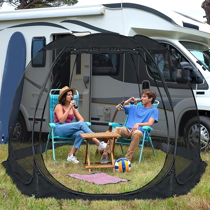 Alvantor Pop Up Screen House Tent, Instant Outdoor Gazebo - Image 7