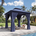 8'x8' Gazebo, Metal Frame Canopy by Breezestival