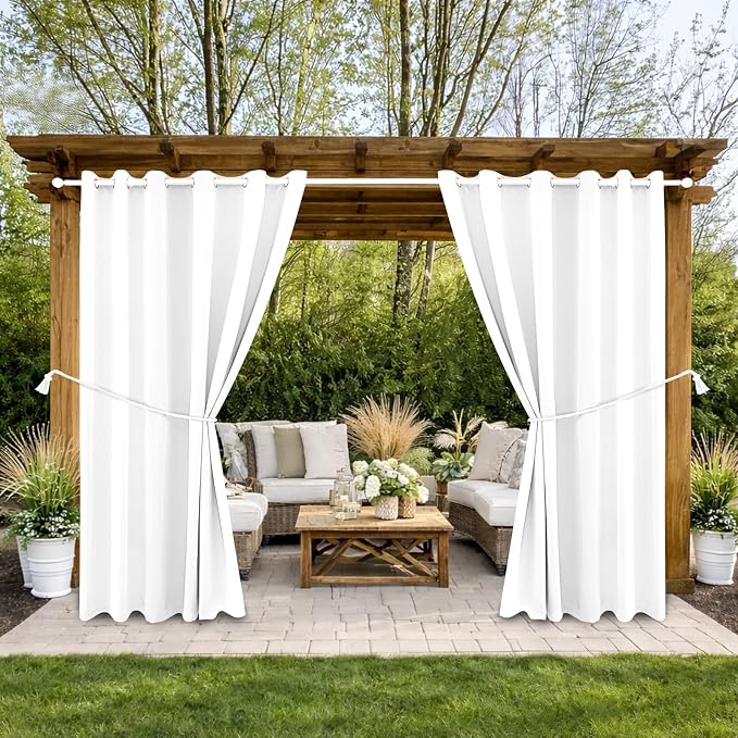 Outdoor Indoor Curtains W84 x L108 by DivaenCamino