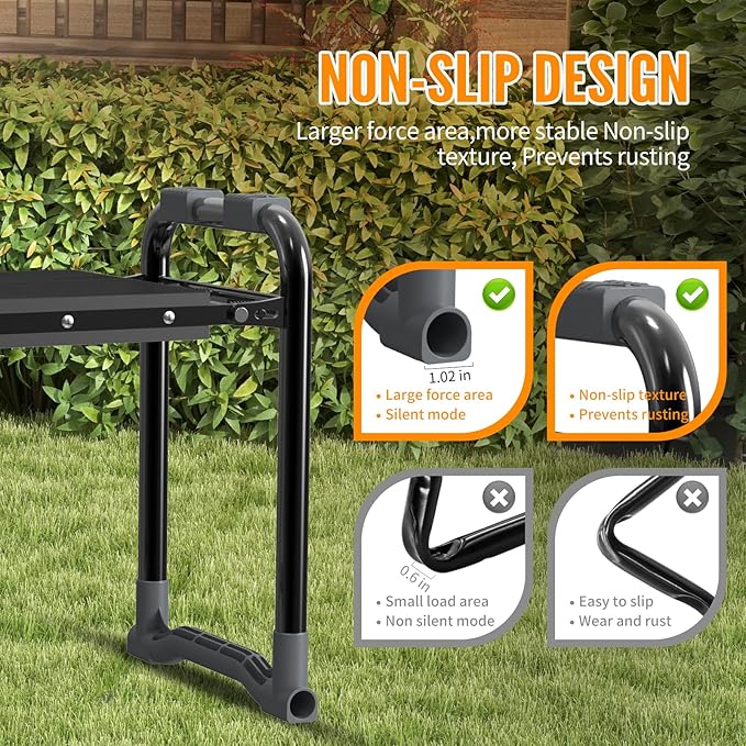 CZZXI Garden Kneeler and Seat, Wider and Thicker Kneeling Pad | Heavy Duty - Image 5
