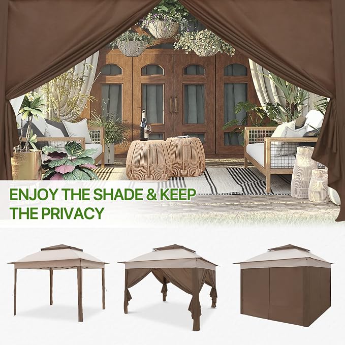 COOS BAY 11x11 Pop Up Gazebo - Image 6