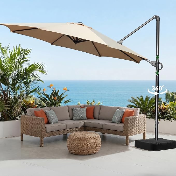 10ft Outdoor Umbrellas for Patio - Image 8