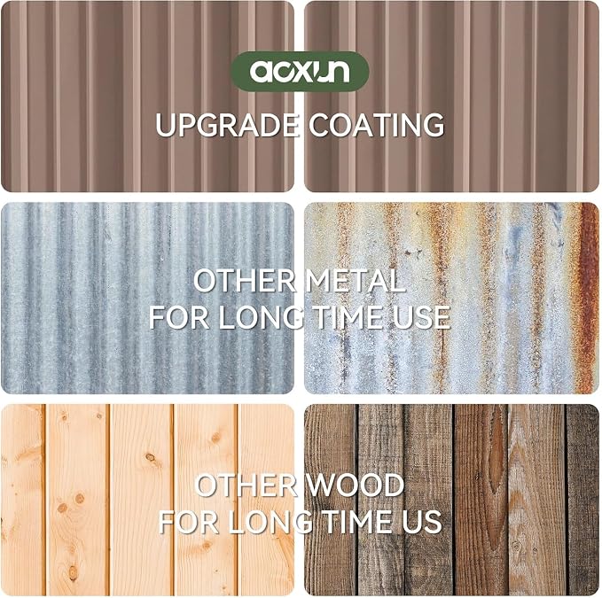 Aoxun 5x3 ft Outdoor Storage Shed - Image 3