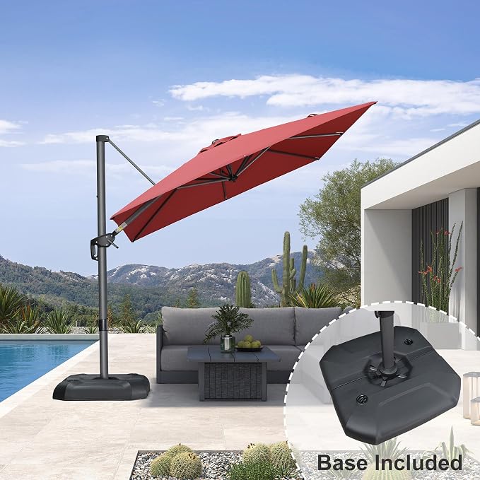 PURPLE LEAF Outdoor Umbrella - Image 2