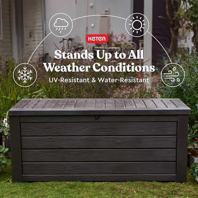 Keter Westwood 150 Gal Outdoor Storage Box - Image 7