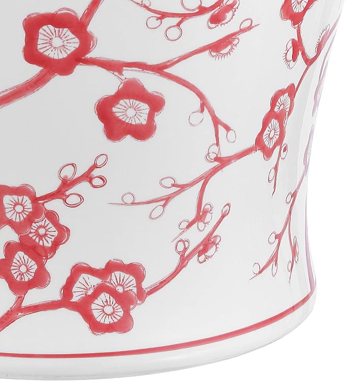 JONATHAN Y Cherry Blossom 18" Ceramic Garden Stool Side Table, Plant Stand - Image 7