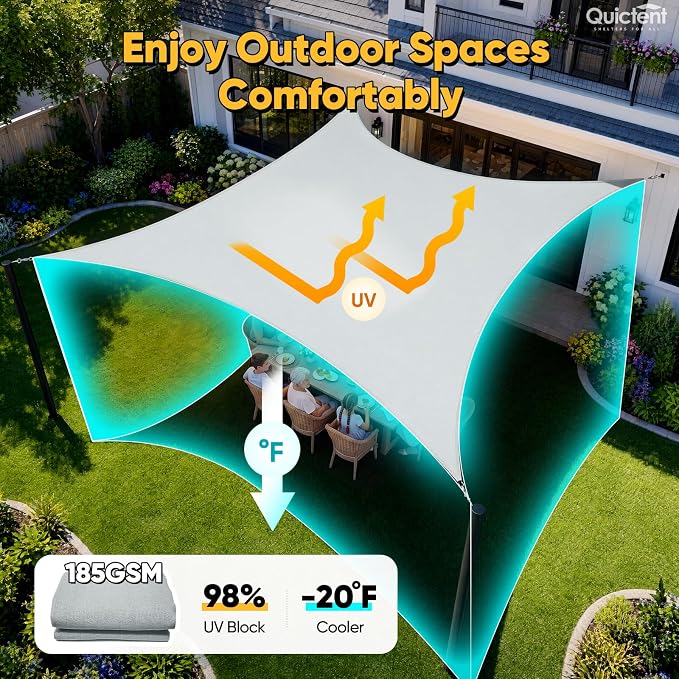 Quictent Sun Shade Sail for Patio - Image 7