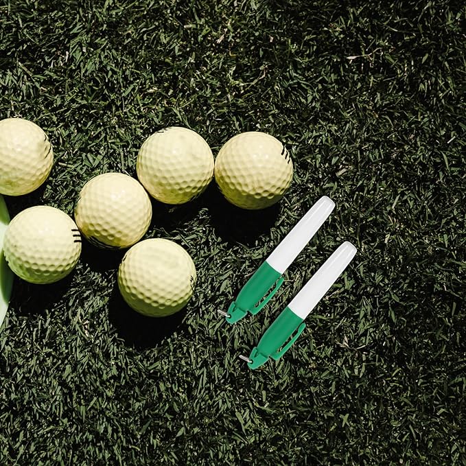 4pcs Golf Ball Line Marker Pens Portable Reusable Golf Alignment Tool Lightweight Plastic Marker for Precise Ball Identification and Versatile Line Marking Course