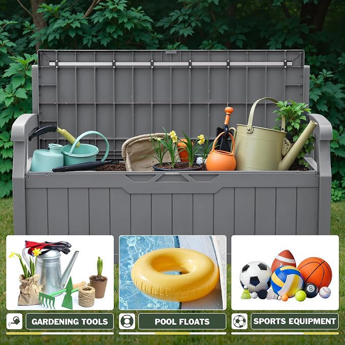 Flamaker 80 Gallon Storage Bench - Image 6