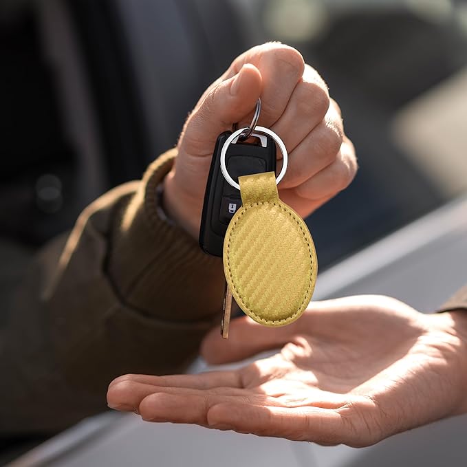 LaserGram Oval Keychain, Disc Golf, Personalized Engraving Included